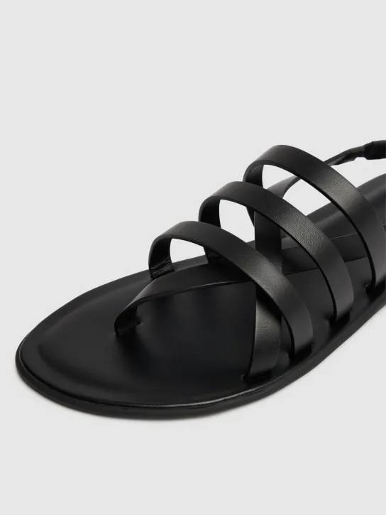 The Row   10mm Line leather sandals 