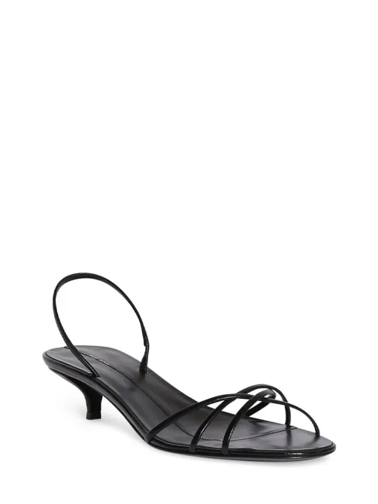 The Row   35mm Harlow leather sandals 