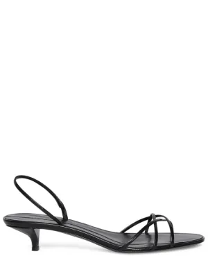 The Row   35mm Harlow leather sandals 