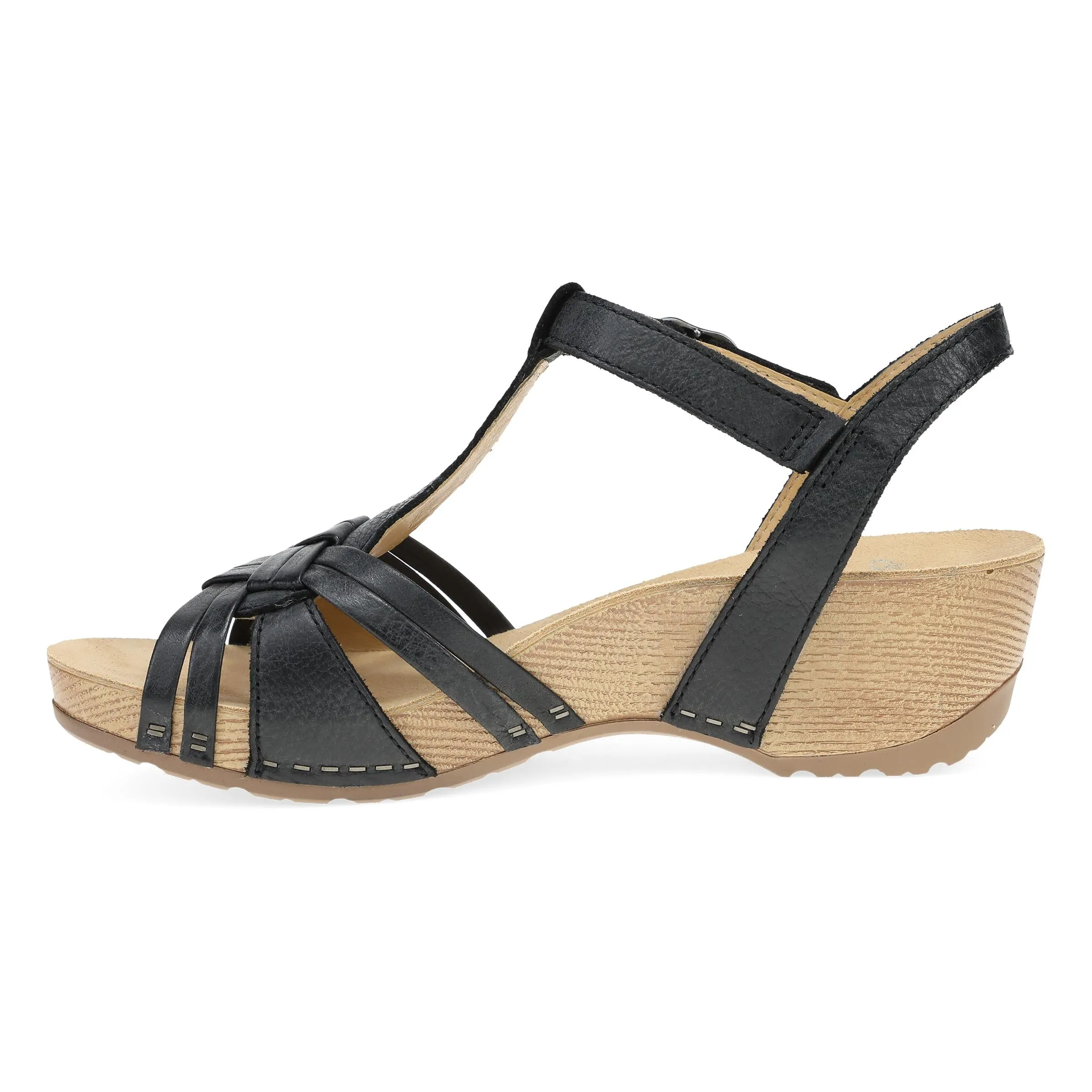 Tia Black Milled Burnished