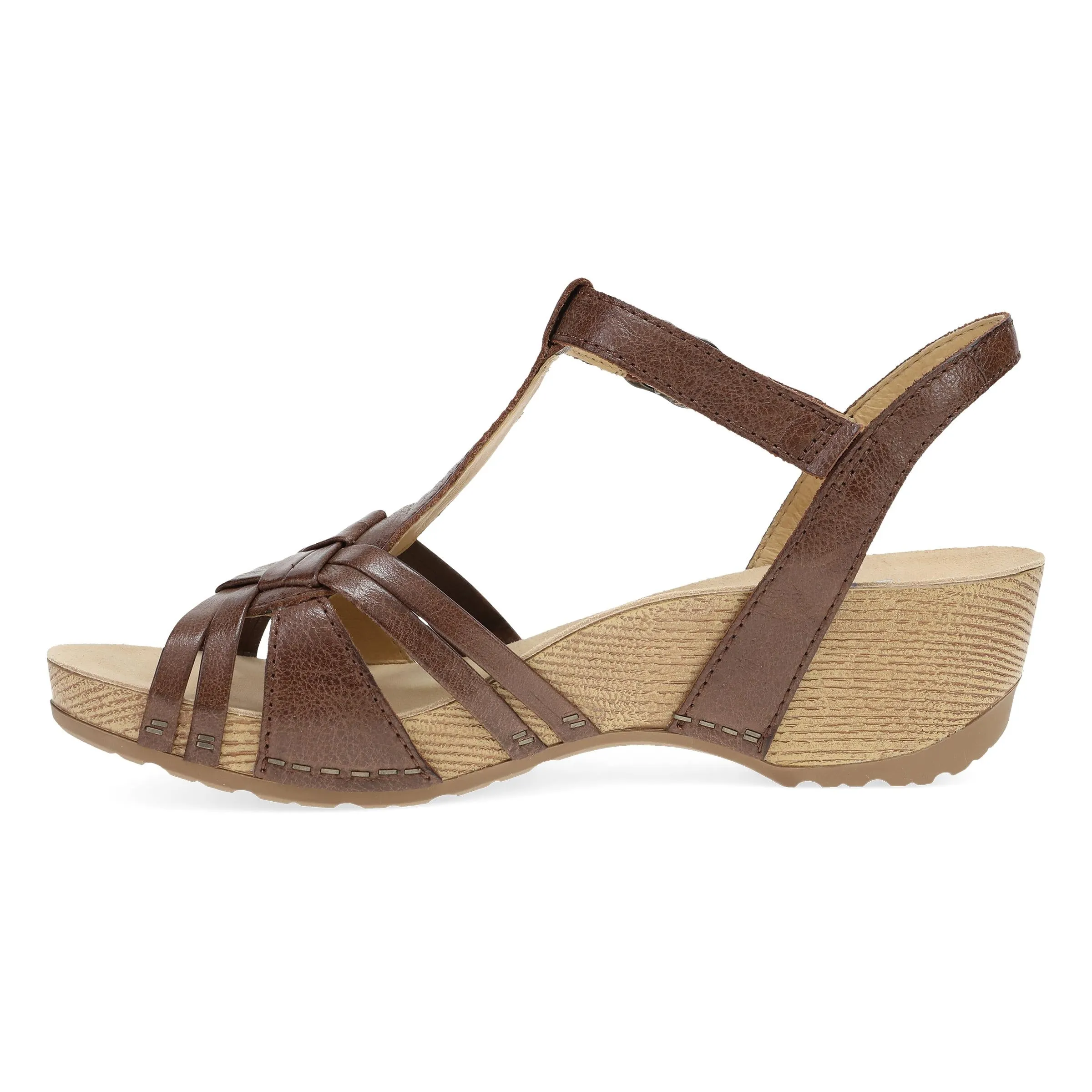 Tia Brown Milled Burnished