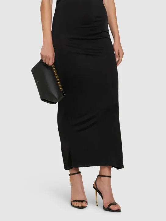Tom Ford   105mm Padlock leather sandals 