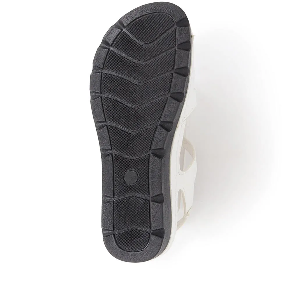 Touch-Fasten Wedge Heel Sandals - SERAY39013 / 326 332