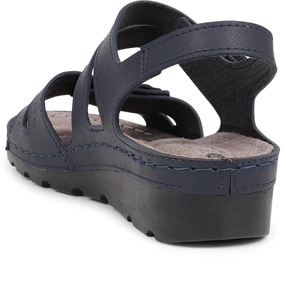 Touch-Fasten Wedge Heel Sandals - SERAY39013 / 326 332