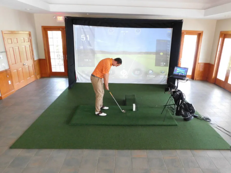 TurfRoll™ Premium Artificial Turf for Home Golf Simulator Flooring - Shipping Extra