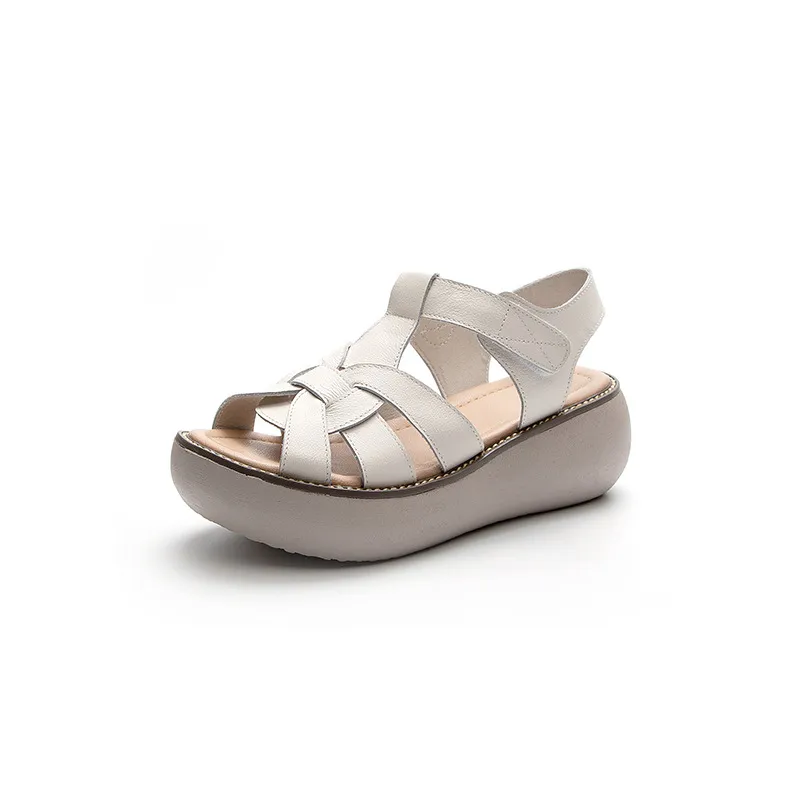 USS Shoes Macry Women's Peep Toe Wedges Sandals