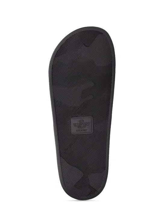 Valentino Garavani   VLTN logo slide sandals 