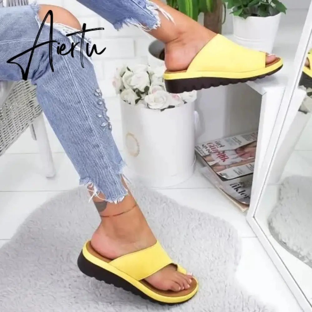Women Summer Slippers Non-slip Platform Wedges Slippers Female Beach Shoes female Flip Flops Women new Casual Sandals
