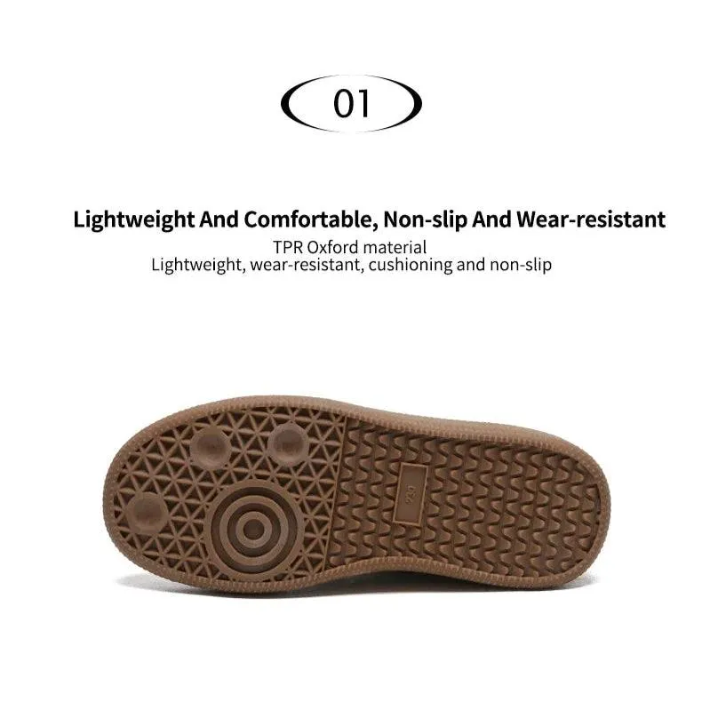 Women's Casual Shoes - Leather Patchwork Sneakers - W23B94