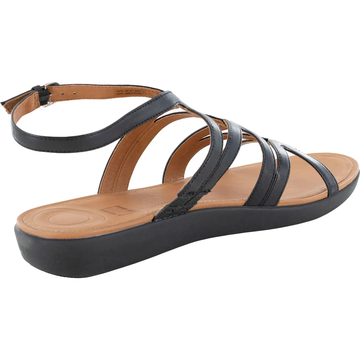 Women's Fit Flop Strata Gladiator Black Leather