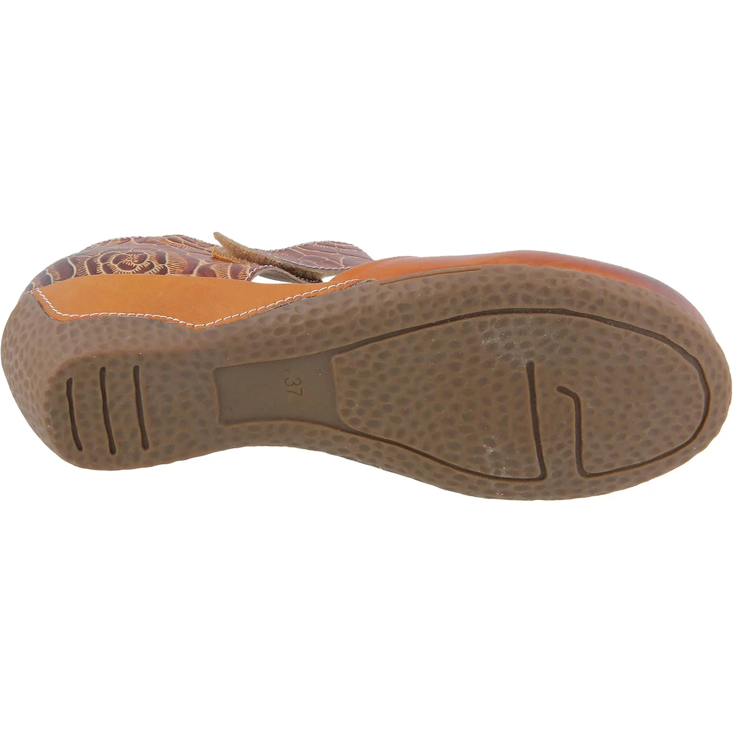 Women's L'Artiste by Spring Step Gloss-Pansy Camel Leather