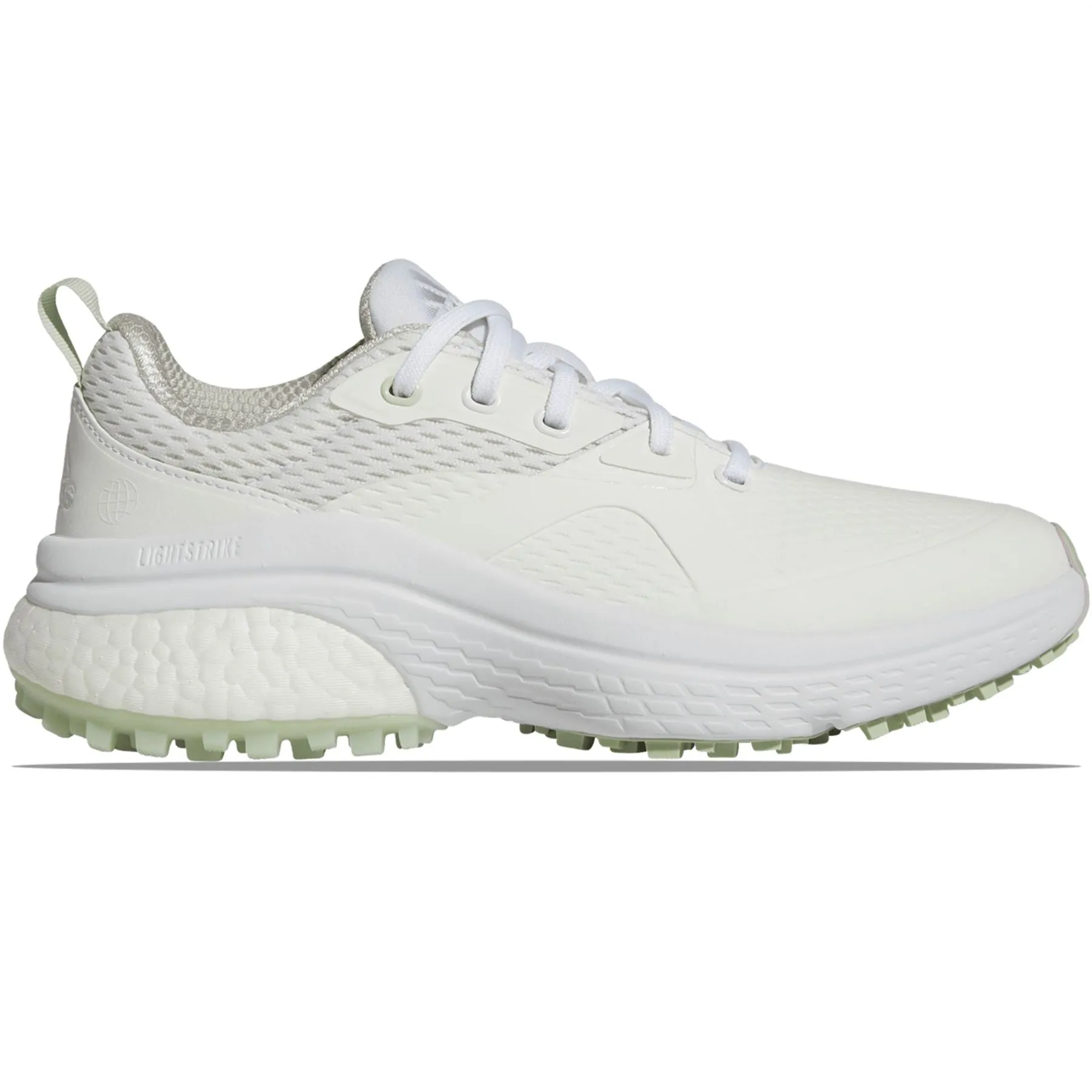 Womens Solarmotion Shoes White/Silver Metallic/Linen Green - SS23