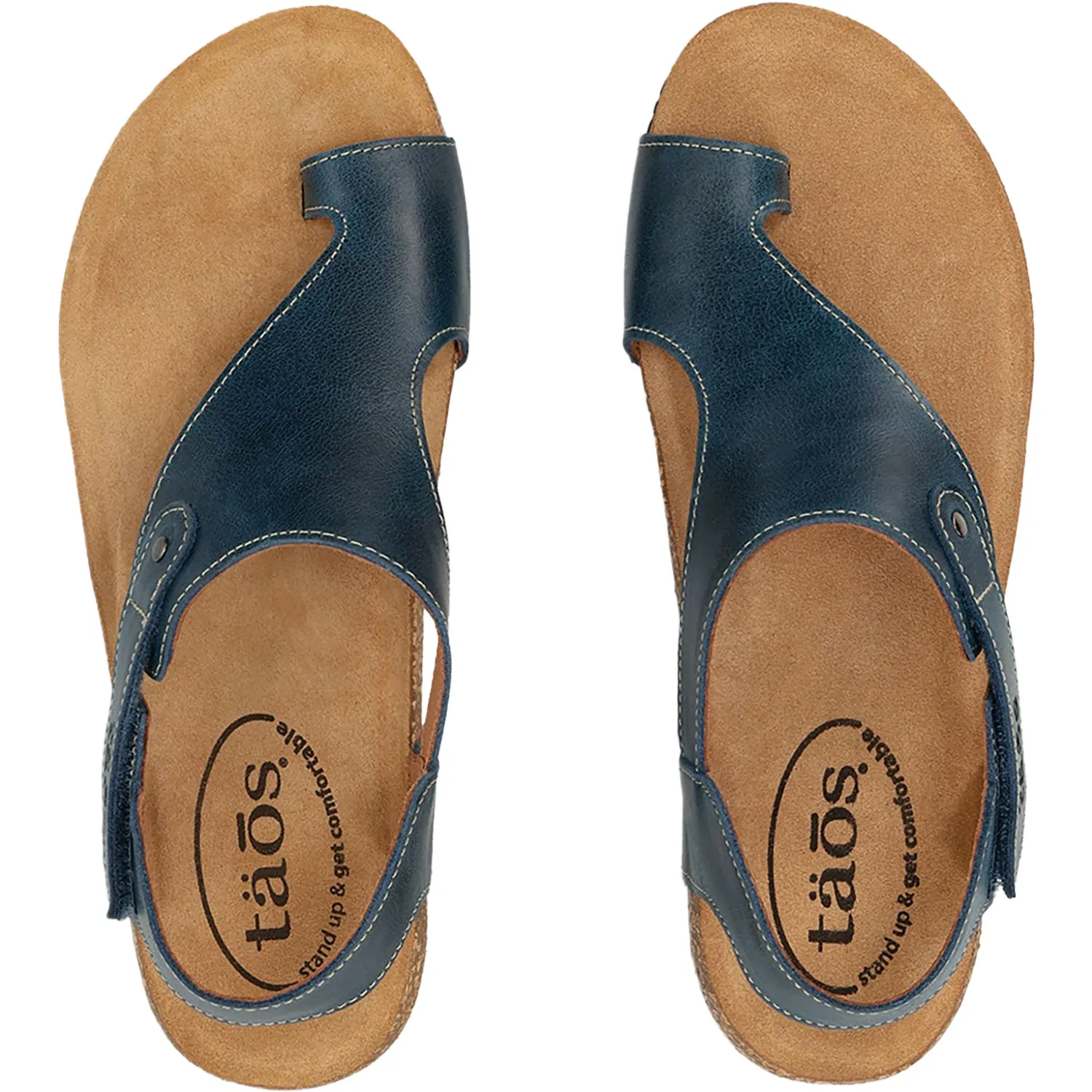 Women's Taos Fame Petrol Blue Leather