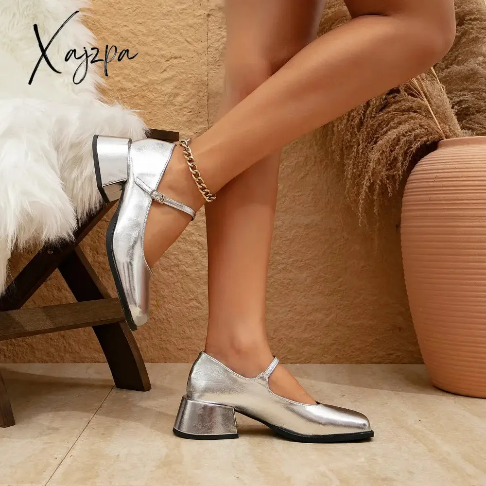 Xajzpa - Sweet Preppy style Mary Janes Shoes