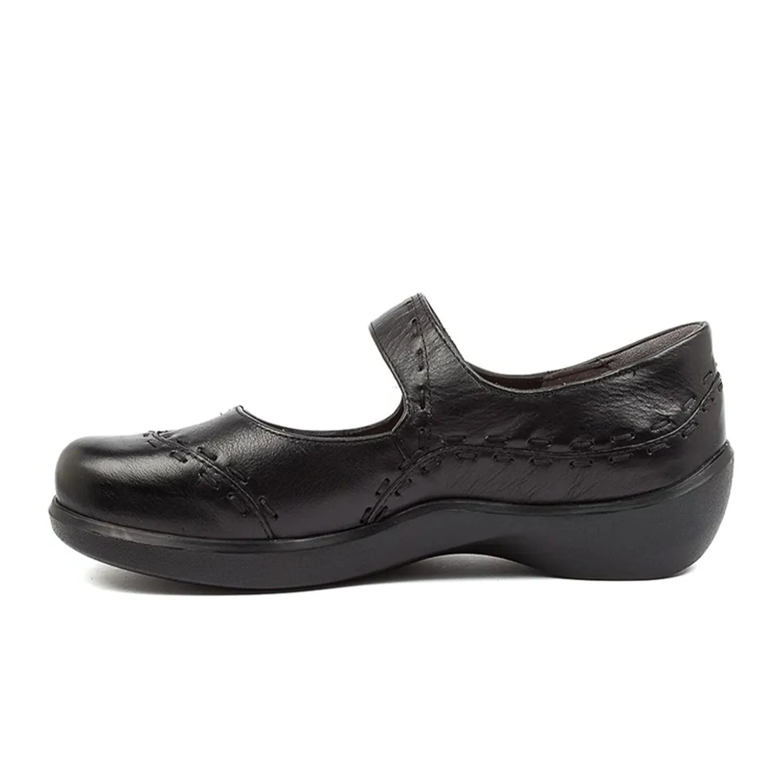 Ziera Gummibear Mary Jane (Women) - Black Leather